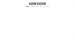 Desktop Screenshot of karimkassem.com